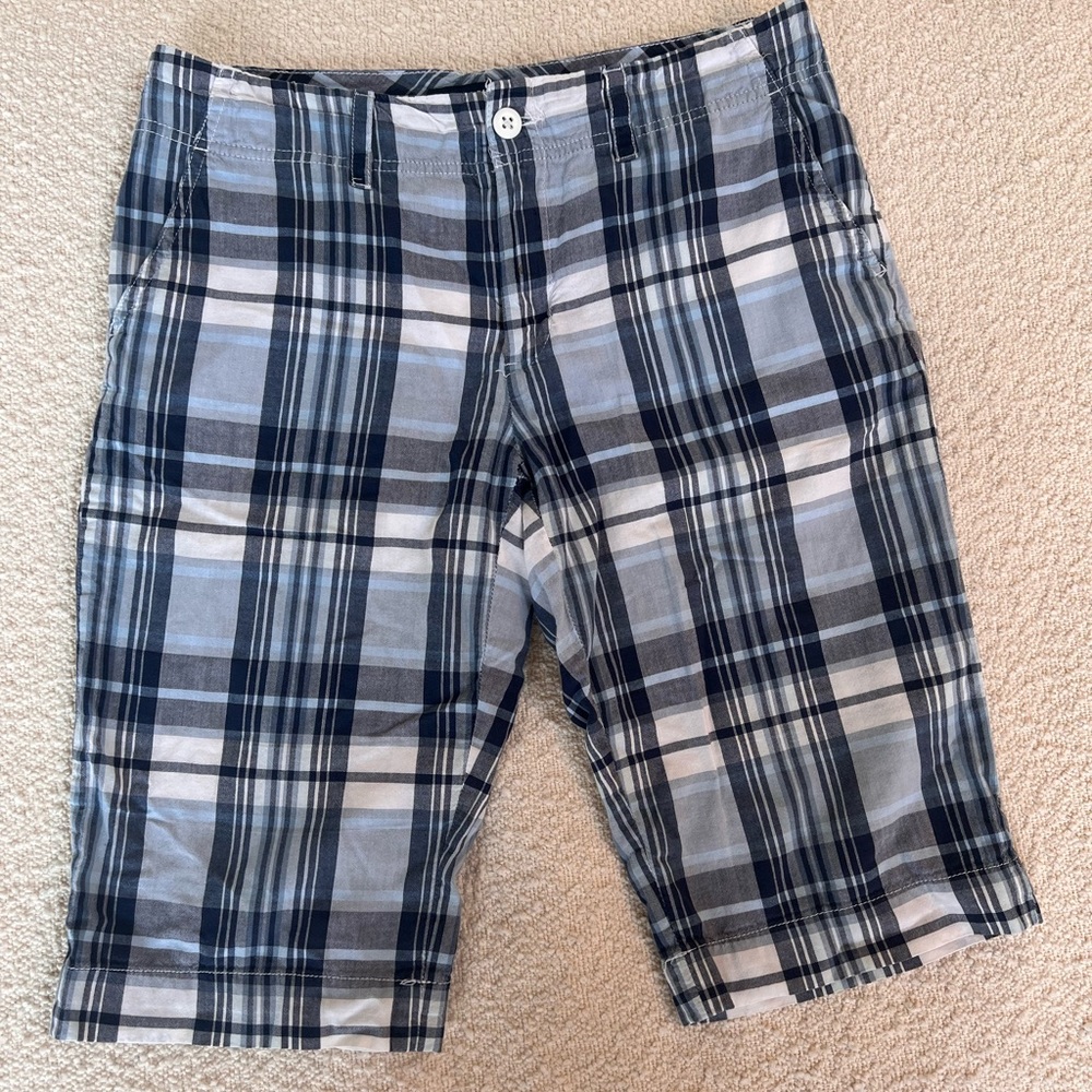 Ralph Lauren Sport size 6 blue and white Madras plaid shorts